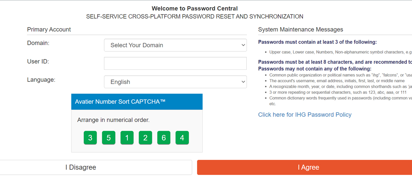 Selfservice Login 